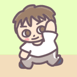 男子ダンス部員のイラスト