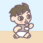 男子陸上部員のイラスト