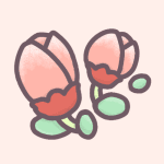 花のつぼみのイラスト