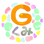 水彩画風のイラスト「Gくみ」のロゴあり
