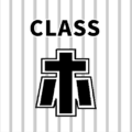 野球ユニフォーム風のイラスト「CLASSホ」のロゴあり