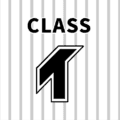 野球ユニフォーム風のイラスト「CLASSイ」のロゴあり