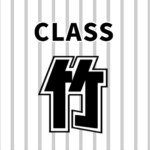 ユニフォーム風の「竹」のロゴ