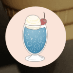 ブルーキュラソークリームソーダのアイコンの見本画像