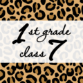 クールでかっこいいヒョウ柄に「1stgrade class7」のロゴあり