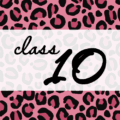 クールでかっこいいピンクヒョウ柄に「class 10」のロゴあり