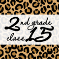 クールでかっこいいヒョウ柄に「2ndgrade class15」のロゴあり