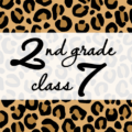 クールでかっこいいヒョウ柄に「2ndgrade class7」のロゴあり