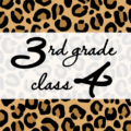 クールでかっこいいヒョウ柄に「3rdgrade class4」のロゴあり