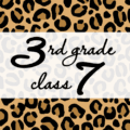 クールでかっこいいヒョウ柄に「3rdgrade class7」のロゴあり