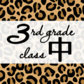 クールでかっこいいヒョウ柄に「3rdgrade class中」のロゴあり