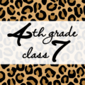 クールでかっこいいヒョウ柄に「4thgrade class7」のロゴあり