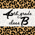 クールでかっこいいヒョウ柄に「4thgrade classB」のロゴあり