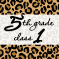 クールでかっこいいヒョウ柄に「5thgrade class1」のロゴあり