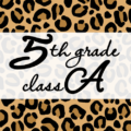 クールでかっこいいヒョウ柄に「5thgrade classA」のロゴあり