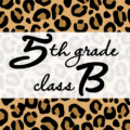 クールでかっこいいヒョウ柄に「5thgrade classB」のロゴあり