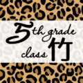クールでかっこいいヒョウ柄に「5thgrade class竹」のロゴあり