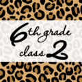 クールでかっこいいヒョウ柄に「6thgrade class2」のロゴあり