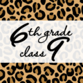 クールでかっこいいヒョウ柄に「6thgrade class9」のロゴあり