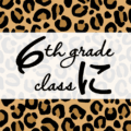 クールでかっこいいヒョウ柄に「6thgrade classに」のロゴあり