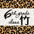 クールでかっこいいヒョウ柄に「6thgrade class竹」のロゴあり