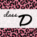 クールでかっこいいピンクヒョウ柄に「class D」のロゴあり
