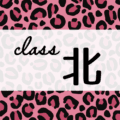 クールでかっこいいピンクヒョウ柄に「class 北」のロゴあり